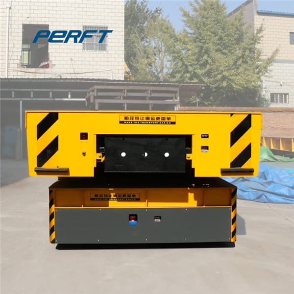 90 Tons Electric Flat Cart For Metallurgy Industry